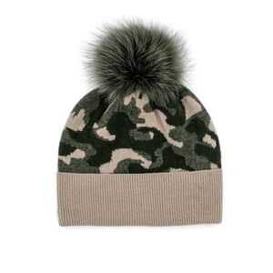 MITCHIES MATCHINGS CAMO HAT POM